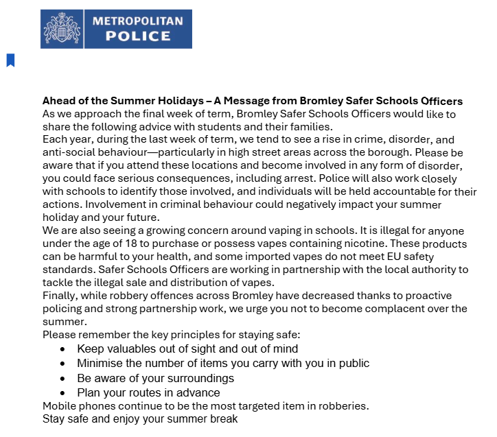 Safer neighbourhoods