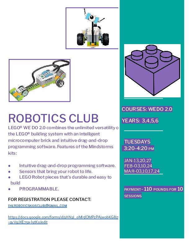 Robotics Crofton Junior Spring 2026 Tuesday